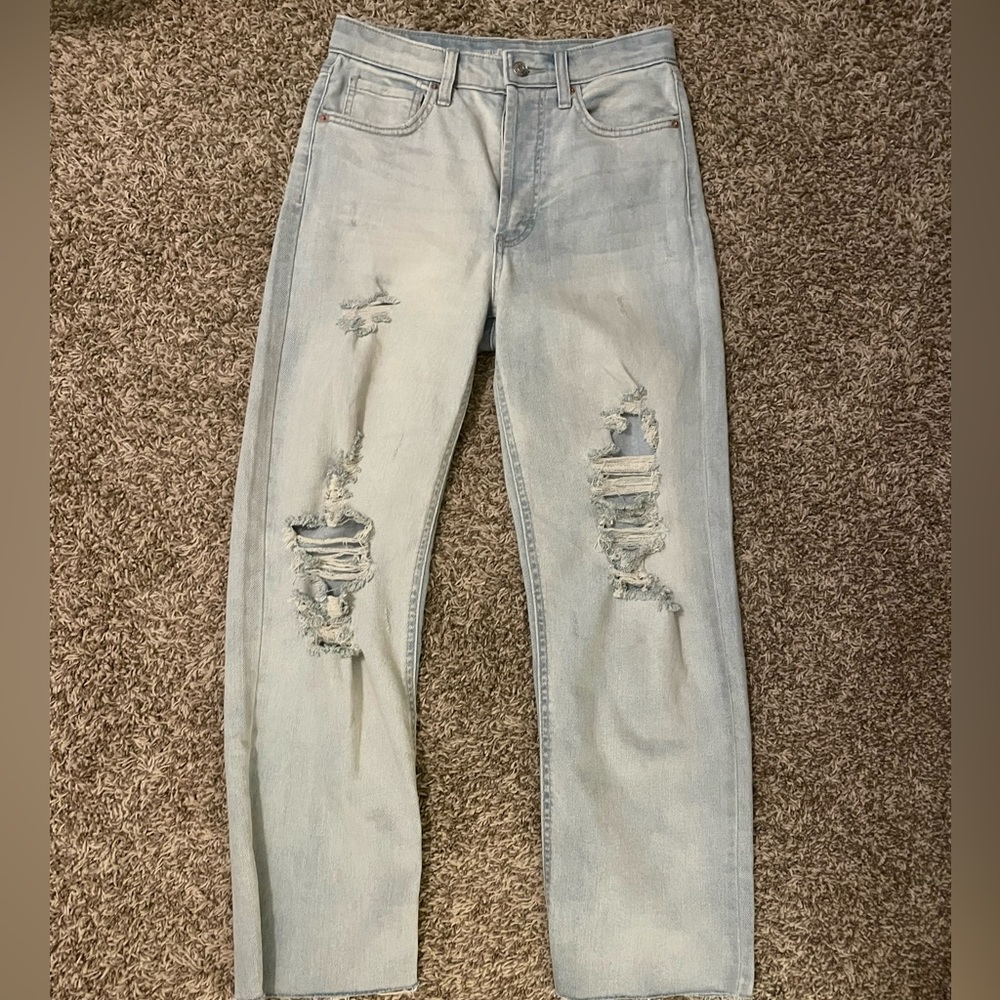 Wild fable, washed jeans, size small.